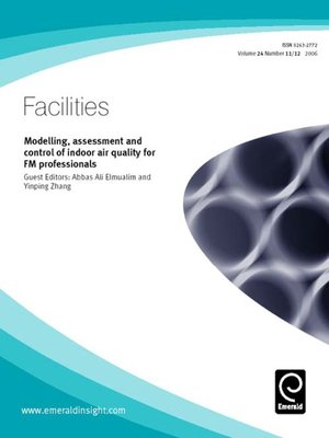 cover image of Facilities, Volume 24, Issue 11 & 12